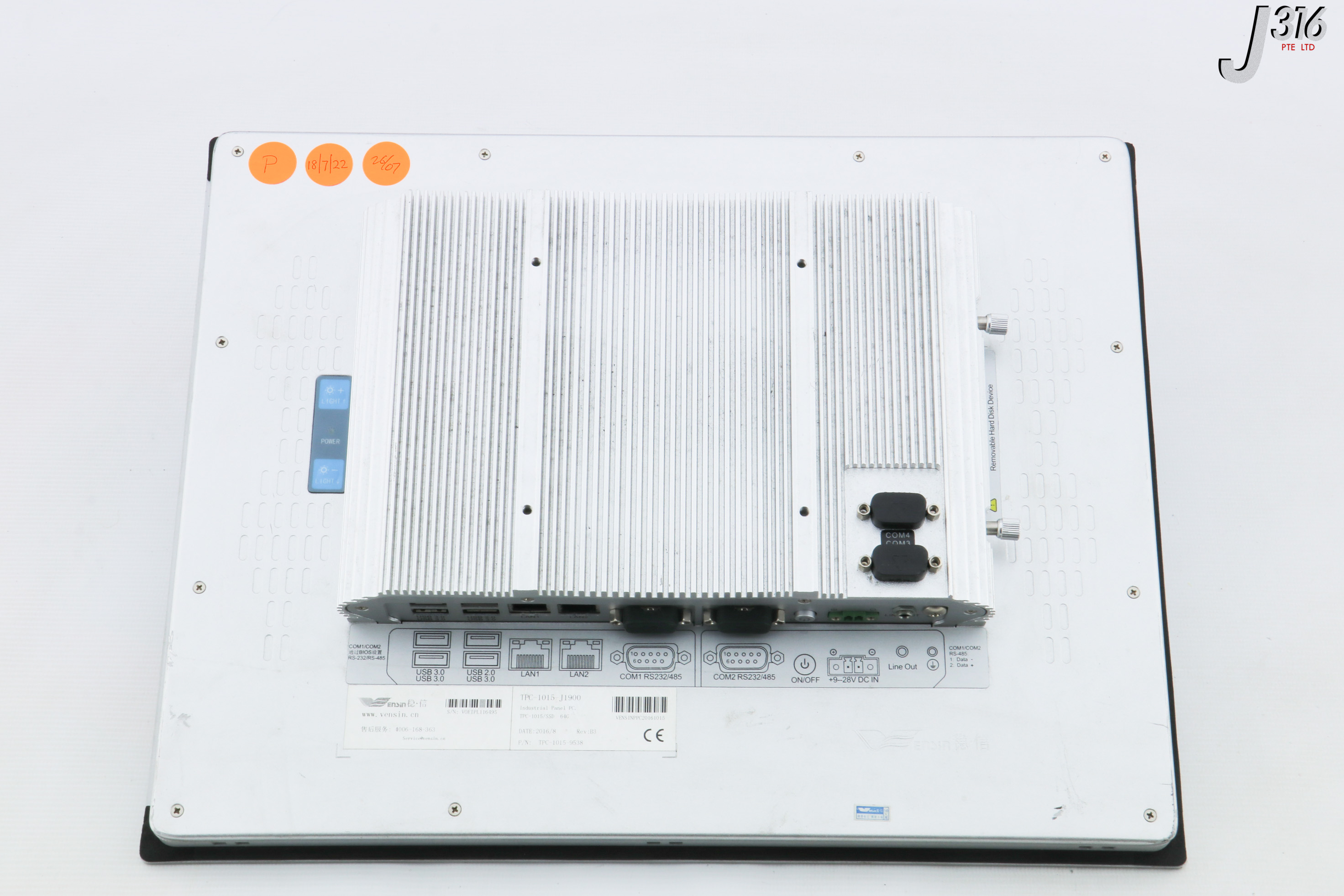 29368 VENSIN INDUSTRIAL TOUCH PANEL PC TPC-1015-J1900 | eBay